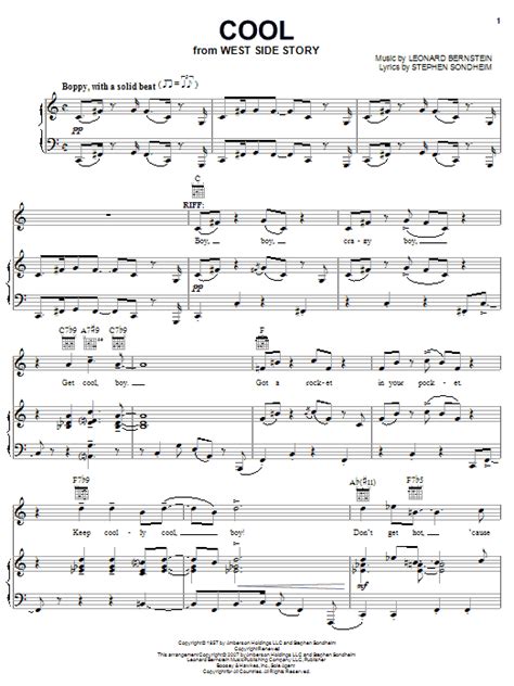 West Side Story Vocal Selections Sheet Music By Bernstein Leonard Hal Leonard Corporation