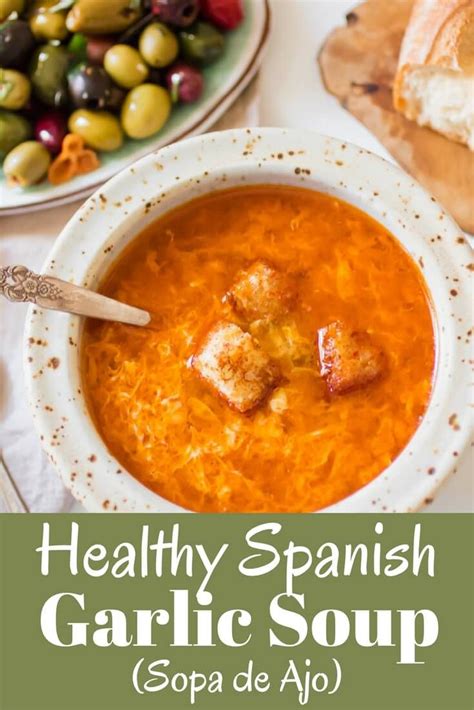 So lots of white pepper used. Healthy Spanish garlic soup, Sopa de Ajo. A humble recipe ...