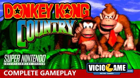 🎮 Donkey Kong Country Snes Complete Gameplay Youtube