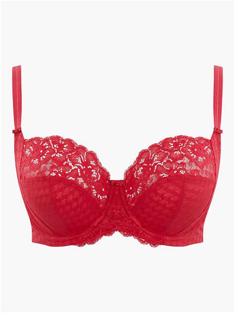 Panache Envy Full Cup Bra Red At John Lewis And Partners