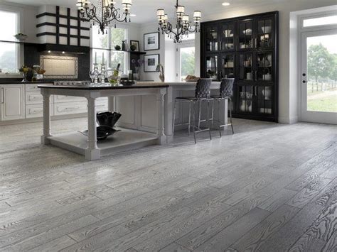 Manufacturers have installed these light grey kitchen floor tiles with rough surfaces that prevent slipping to safeguard their customers. 15 Cool Kitchen Designs With Gray Floors