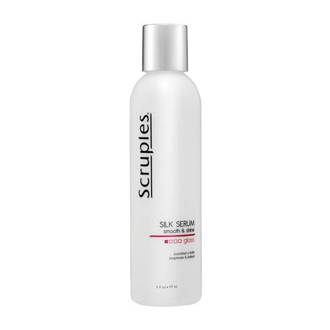 Hair silk serum products on the site are advanced formulations of rich minerals such as keratin, formaldehyde keratin protein, and more, that nourish your hair and treat it in the best possible. Scruples Smooth & Shine Silk Serum - 6oz - UltraBeauty.shop