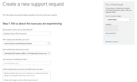 Open Support Requests For Unified Support Microsoft Learn