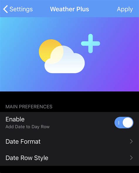 It gives you access to comprehensive market research and insights. Weather Plus adds dates to the stock Weather app's forecasts