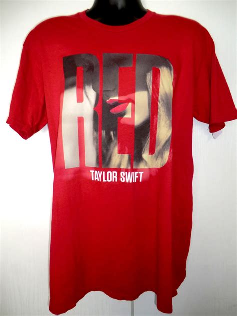 Swimwear, coats, jeans, jackets, pants, suits, activewear SOLD! RED Taylor Swift T-Shirt Size Large NEW!