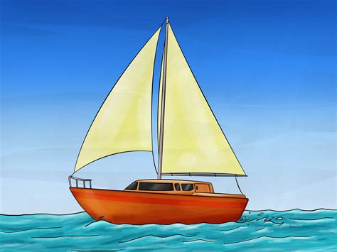 How To Draw A Sailboat 7 Steps With Pictures Wikihow