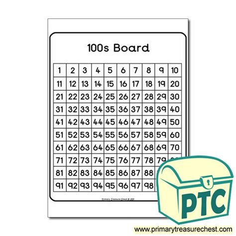 100s Board Primary Treasure Chest