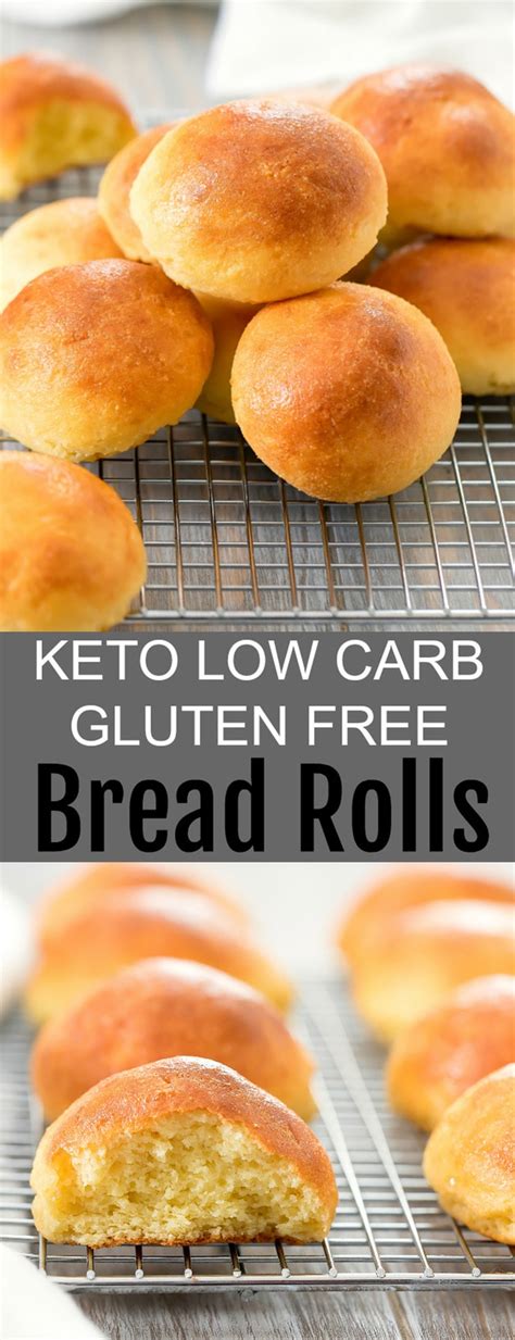 Tasty, easy to make and fluffy bread ideal for the ketogenic diet. Keto Bread Rolls - Kirbie's Cravings