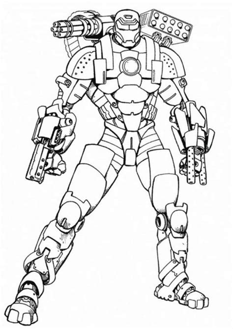 Free And Easy To Print Iron Man Coloring Pages Tulamama