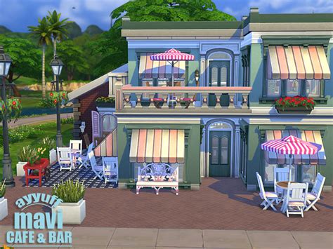 Mavi Cafe And Bar By Ayyuff At The Sims Resource Sims 4 Updates