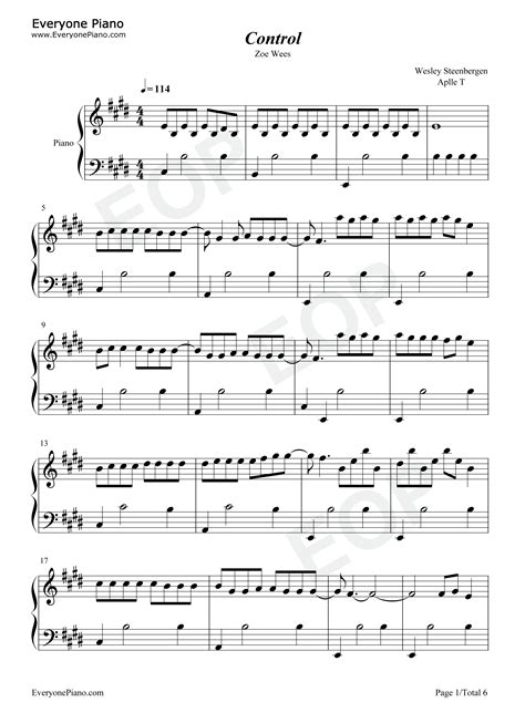 Zoe wees tabs, chords, guitar, bass, ukulele chords, power tabs and guitar pro tabs including control, girls like us, ghost, hold me like you used to, overthinking. Control-Zoe Wees Stave Preview