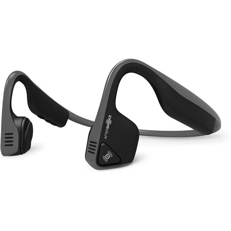 AfterShokz Titanium Wireless Bone Conduction Open Ear Headphones Slate