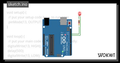 LED 1 FLIP FLOP Wokwi ESP32 STM32 Arduino Simulator