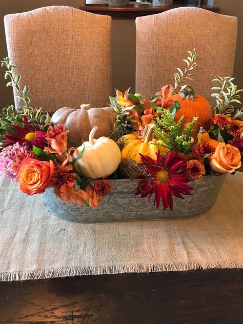Fall Decoration Table Decoration Natural Rustic Farmhouse Table