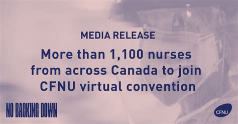 More Than 1100 Nurses From Across Canada To Join Virtual Convention Of The Canadian Federation