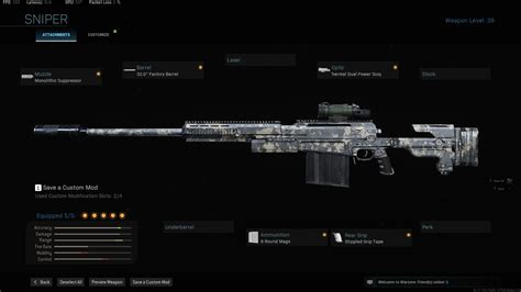 Call Of Duty Warzone Best Sniper Loadout Perks Weapons