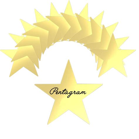 Buy Gold Stars Decorations36pcs 11 Inches Gold Star Cutouts Double