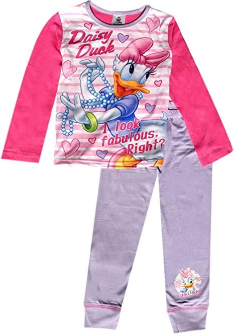 Disney Niñas Daisy Duck Fabulous Pijamas 9 10 años Amazon es Ropa y