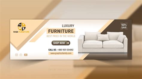 Furniture is amongst the most crucial elements of a home and more considering the various parameters of furnishing your home, our website is the. Furniture Web Banner Design PSD - GraphicsFamily