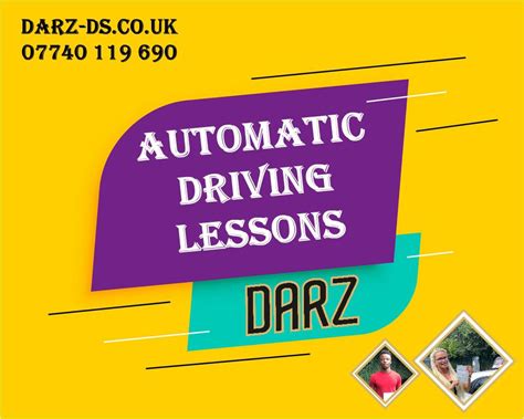 1 hours automatic driving lessons darz driving school