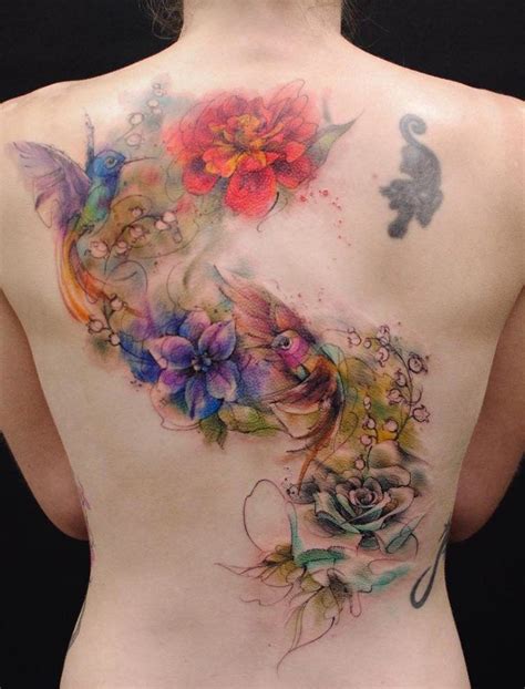 30 beautiful tattoo ideas for women to get inspired floral back tattoos back tattoo girly