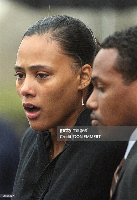 Disgraced Former Track Star Marion Jones Leaves Federal Court After News Photo Getty Images