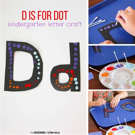 Letter D Craft D Is For Dot Painting Kindergarten Letter Craft