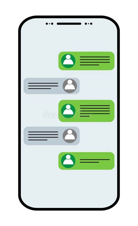 Social Network Icon Concept Vector Chat Messages Notification In