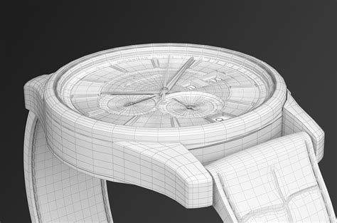 3d Model Watch On Behance