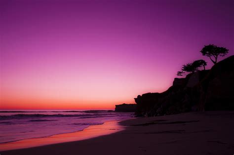 Wallpaper Landscape Sunset Sea Bay Shore Sky Beach Sunrise