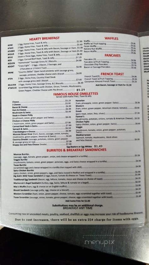 Find madison monroe's contact information, age, background check, white pages, divorce records, email, criminal records, photos & relatives. Menu of Monroe Street Diner in Toledo, OH 43613