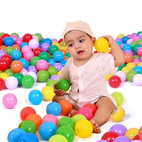 piscine di palline domybest 100pcs palline colorate morbide di plastica giocattoli della piscina