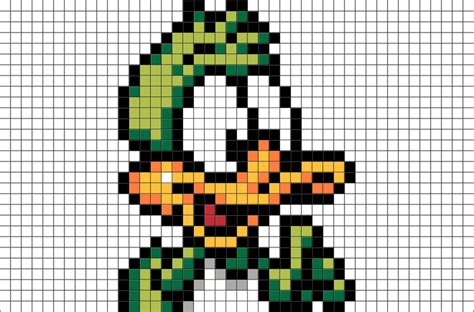 Tiny Toons Plucky Duck Pixel Art Brik