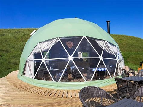 Glamping Dome Tent With Canvas Cover Jumei Tent Technology Co Ltd
