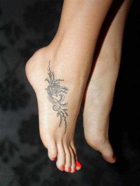 Flower Tattoos On Foot Pictures Best Flower Site