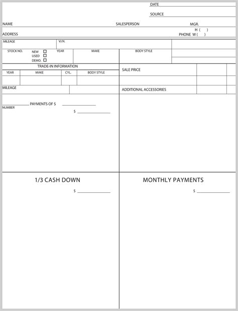 View Printable Car Sales Four Square Worksheet Pdf Pictures Zaida N