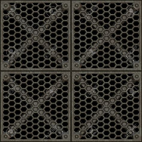 Stock Photo Steel Grate Seamless Texture Tile Texture Mapping 3d
