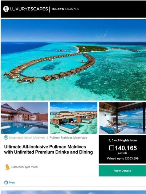 Aussiecommerce Brand New Pullman Maldives With Return Transfers From