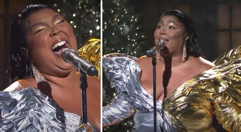 Watch Lizzo Performs Stevie Wonders Holiday Classic ‘someday At