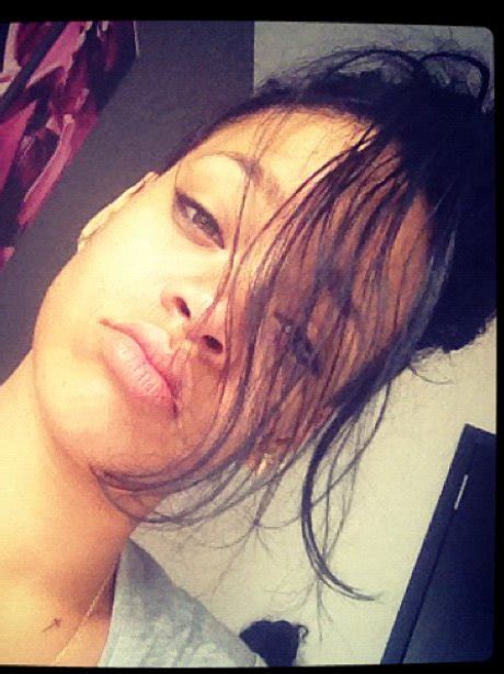 Rihanna Without Make Up Pop Stars With And Without Make