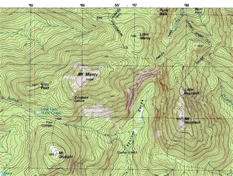 What Is A Topographic Map Used For Map Of New Hampshire