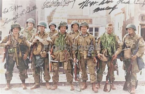 Ww2 Picture Photo France 1944 Us Paratroopers Easy Company 506th 101st