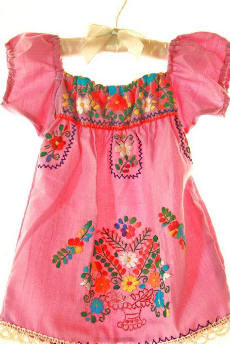 Handmade Mexican Dress From Aida Coronado Mexican Dress For Baby