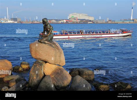 Statue Of Little Mermaid Copenhagen Denmark Stock Photo Alamy