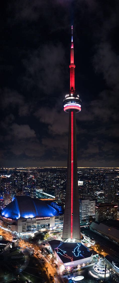 This Incredible View I Had Of The Cn Tower Canada Wallpaper