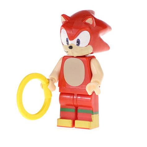 Knuckles The Echidna From Sonic Custom Minifigure Minifigure Bricks