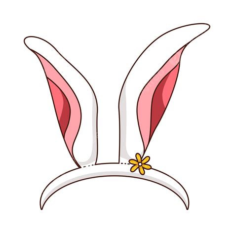 Easter Bunny Ears Png Image Cartoon Red Easter Bunny Ears Headband