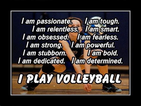 Inspirational Volleyball T Motivation Quote Wall Art Pride Wall
