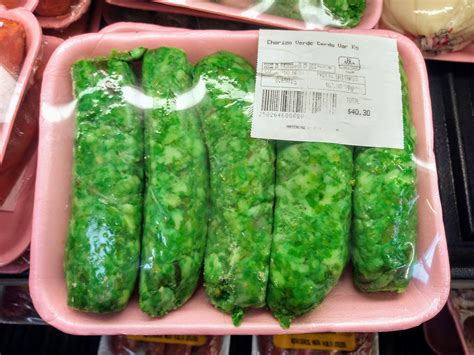 These Green Sausages In Mexico Mildlyinteresting