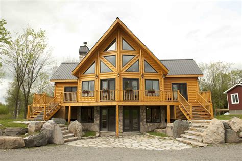 Timber Block Insulated Log Homes Exceeds The Building